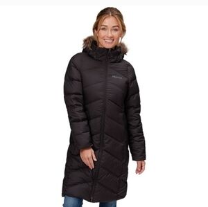 Marmot Montreaux  Women's Long Black Puffer Jacket